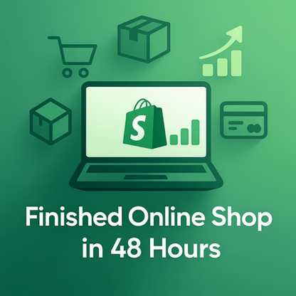 Finished online store in 48 hours – your start into e-commerce