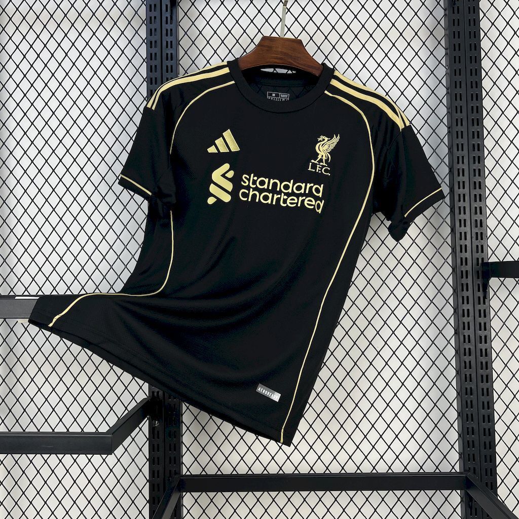 2025/26 Liverpool Black Gold Kit