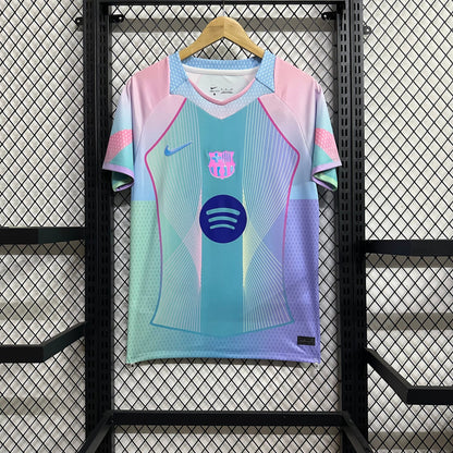 2025/2026 Barcelona Special Edition Pink Blue Gradient Football Shirt